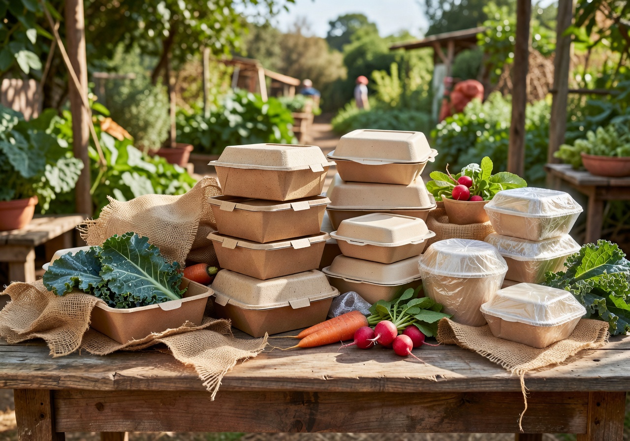 Biodegradable eco packaging solutions for sustainable food brands