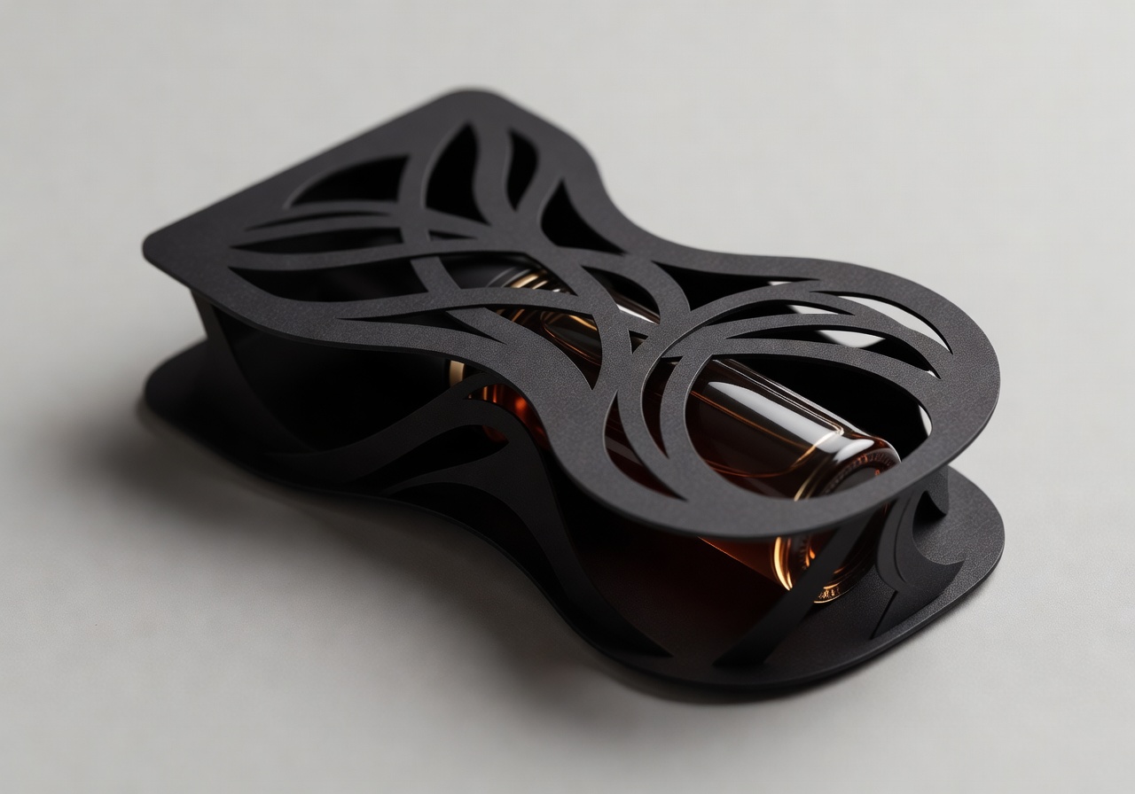 Custom shaped packaging with unique die-cut design for special products