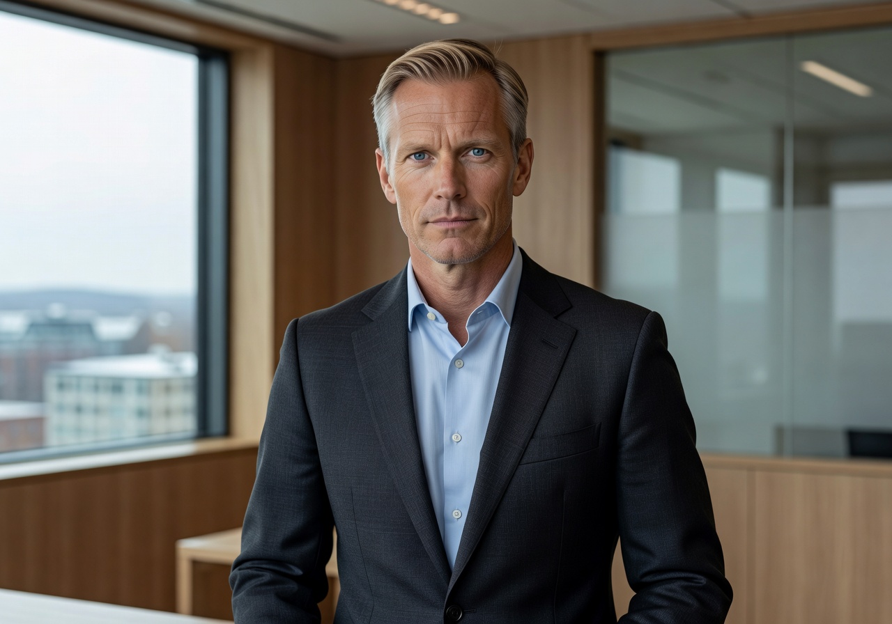 Portrait of Erik Lindström, CEO of Nordic Foods Group
