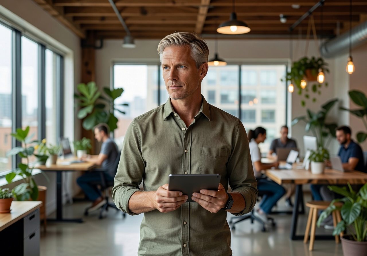 Portrait of Marcus Virtanen, founder of GreenBox Meals